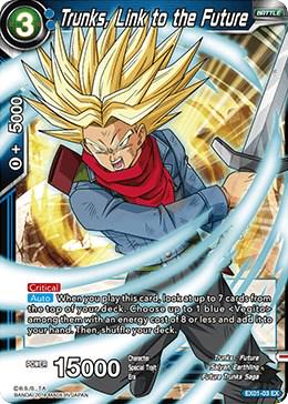 Trunks, Link to the Future [Foil] EX01-03 Dragon Ball Super Expansion Set: Mighty Heroes