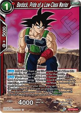 Bardock, Pride of a Low-Class Warrior [Foil] BT13-005 Dragon Ball Super Supreme Rivalry