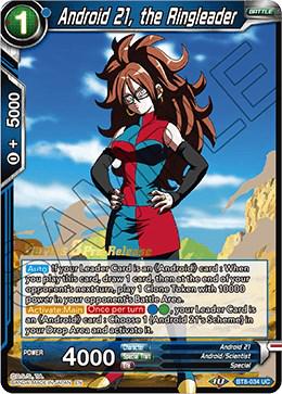 Android 21, the Ringleader BT8-034_PR Dragon Ball Super Malicious Machinations: Pre-Release Promos