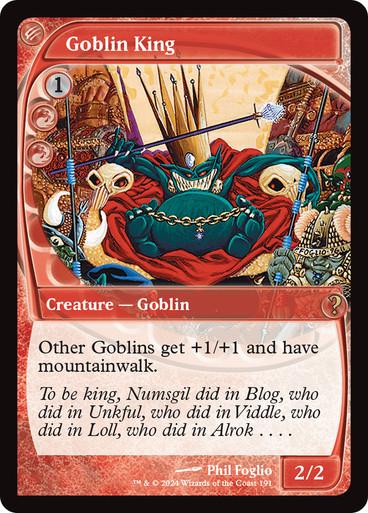 Goblin King #191 Magic Mystery Booster 2