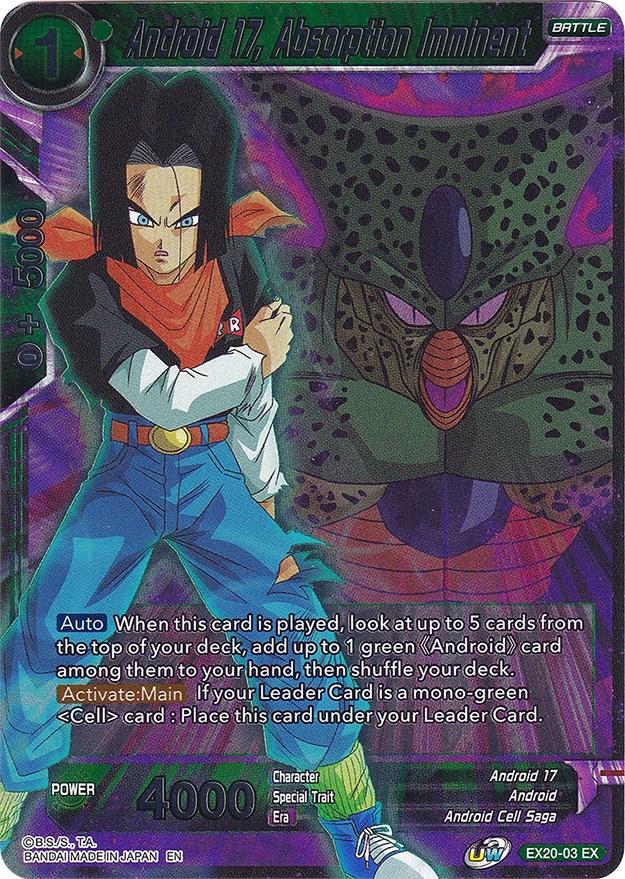 Android 17, Absorption Imminent [Foil] EX20-03 Dragon Ball Super Expansion Set: Ultimate Deck 2022