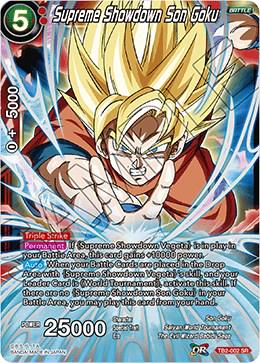 Supreme Showdown Son Goku TB2-002 Dragon Ball Super World Martial Arts Tournament