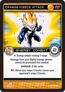 Orange Fierce Attack C37 Dragon Ball Z Vengeance