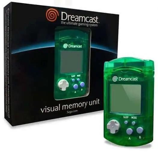 Green Dreamcast VMU Sega Dreamcast