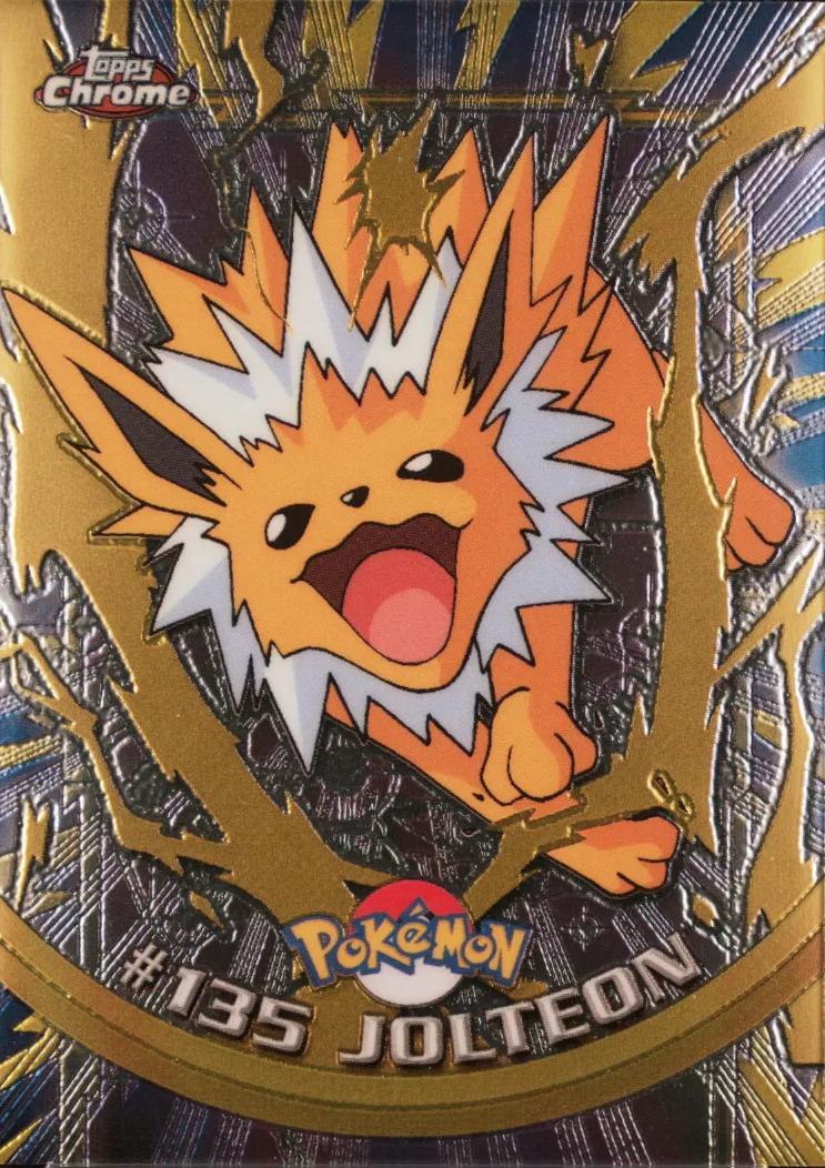 Jolteon #135 Pokemon 2000 Topps Chrome