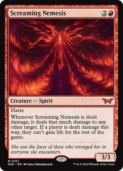 Screaming Nemesis [Foil] #157 Magic Duskmourn: House of Horror