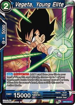 Vegeta, Young Elite DB3-032 Dragon Ball Super Giant Force