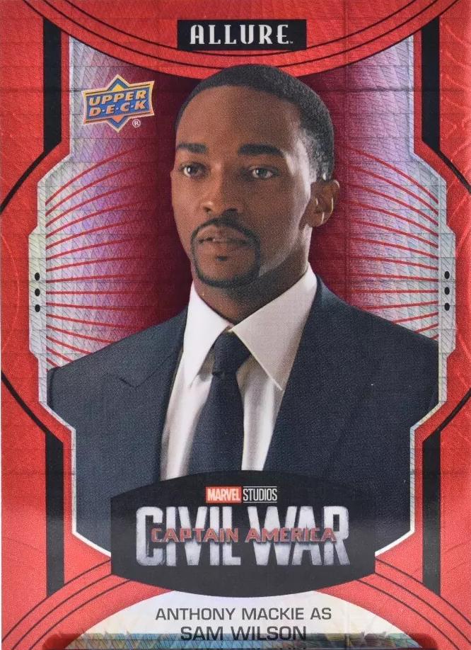 Anthony Mackie as Falcon [Red] #101 Marvel 2022 Allure