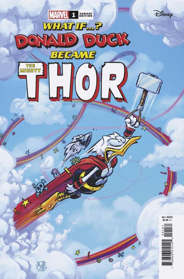 What If? Donald Duck Became Thor [Young] #1 (2024) Comic Books What If? Donald Duck Became Thor