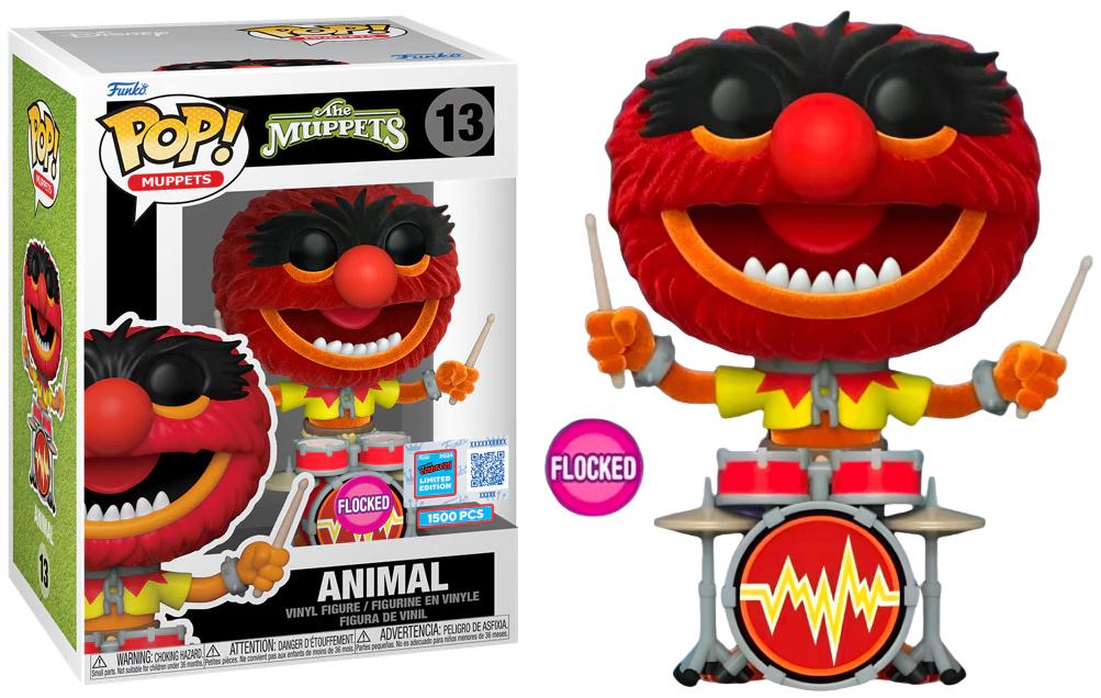 Animal [NYCC Flocked] #13 Funko POP Muppets