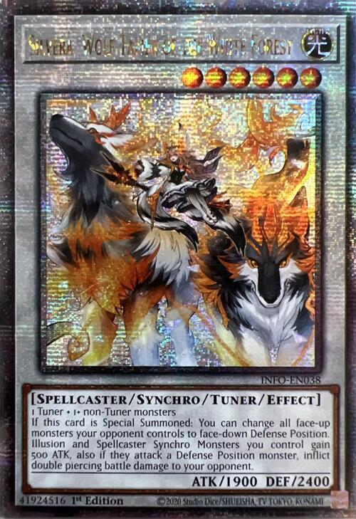 Silvera, Wolf Tamer of the White Forest [Quarter Century Secret Rare] INFO-EN038 YuGiOh The Infinite Forbidden