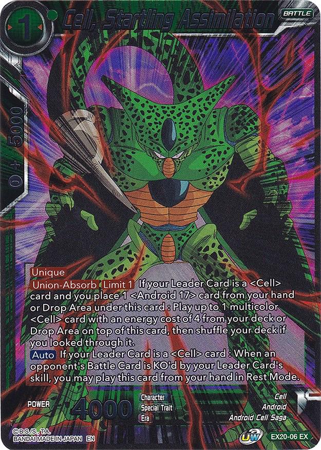 Cell, Startling Assimilation [Foil] EX20-06 Dragon Ball Super Expansion Set: Ultimate Deck 2022