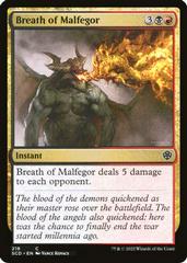 Breath of Malfegor Magic Starter Commander Decks Prices