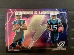 Bryce Young / Jonathan Mingo #4 Football Cards 2023 Panini Zenith Thunder and Lightning Prices