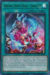 Original Sinful Spoils - Snake-Eye YuGiOh Age of Overlord Prices