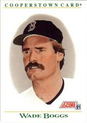 Wade Boggs Baseball Cards 1991 Score Cooperstown Prices