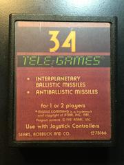 Cartridge | Missile Command [Tele Games] Atari 2600
