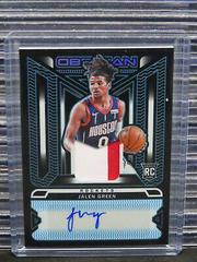 Jalen Green [Blue] Basketball Cards 2021 Panini Obsidian Rookie Jersey Ink Autographs Prices