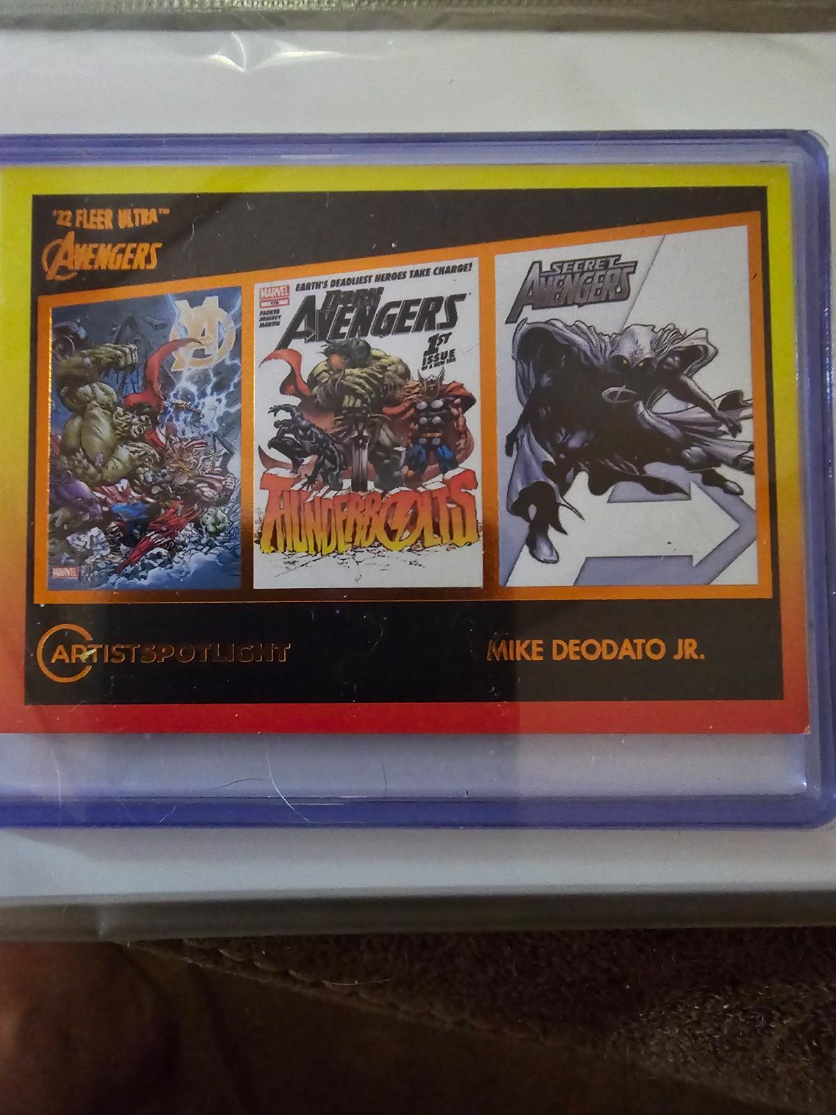 Mike Deodato Jr [Orange Foil] #AS-2 Marvel 2022 Ultra Avengers Artist Spotlight