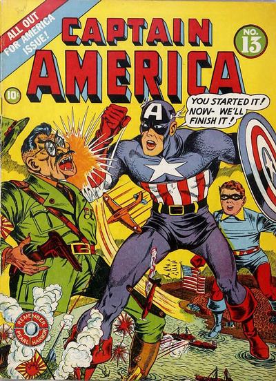 Captain America #13 (1942) Comic Books Captain America