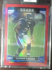 Nathan Vasher [Red Refractor] #4 Football Cards 2006 Topps Chrome Prices