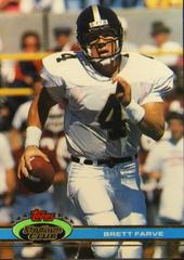 Brett Favre [Super Bowl XXVI] #94 Football Cards 1991 Stadium Club Prices