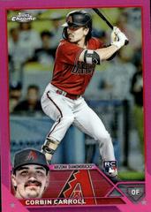 Corbin Carroll [Pink] Baseball Cards 2023 Topps Chrome Prices