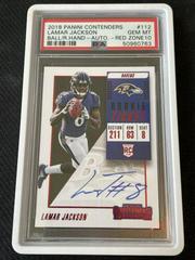 Lamar Jackson [Red Zone] #112 Football Cards 2018 Panini Contenders Rookie Ticket Prices