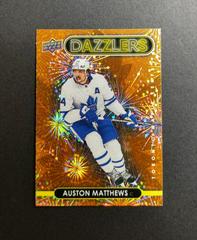 Auston Matthews [Orange] #DZ-93 Hockey Cards 2021 Upper Deck Dazzlers Prices