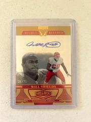 Will Shields [Gold] #HR-WS Football Cards 2023 Panini Plates and Patches Highly Revered Prices