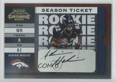 Adrian Madise [Autograph] #175 Football Cards 2003 Playoff Contenders Prices