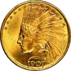 1907 [SATIN PROOF] Coins Indian Head Gold Eagle Prices