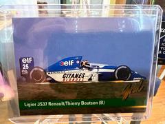 Ligier JS37 Renault/Thierry Boutsen (B) #24 Racing Cards 1992 Grid F1 Prices