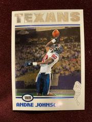 Andre Johnson #27 Football Cards 2004 Topps Chrome Prices