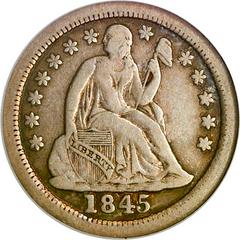 1845 O Coins Seated Liberty Dime Prices