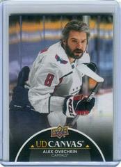 Alex Ovechkin [Black] Hockey Cards 2021 Upper Deck UD Canvas Prices