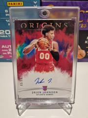Jalen Johnson [Red] #RA-JAL Basketball Cards 2021 Panini Origins Rookie Autographs Prices