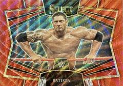 Batista [Red Wave] Wrestling Cards 2023 Panini Select WWE Snapshots Prices