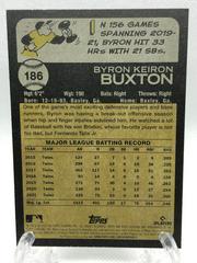 Back Of Card | Byron Buxton Baseball Cards 2022 Topps Heritage