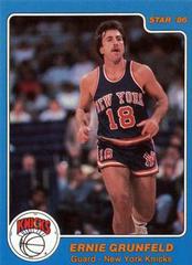 Ernie Grunfeld Basketball Cards 1986 Star Prices