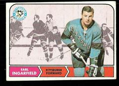 Earl Ingarfield #102 Hockey Cards 1968 O-Pee-Chee Prices