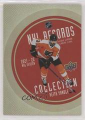 Keith Yandle [Gold] Hockey Cards 2021 Upper Deck Record Collections Prices