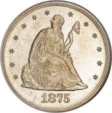 1875 [PROOF] Coins Twenty Cent Prices