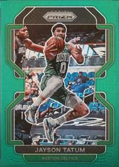 Jayson Tatum [Green Prizm] #13 Basketball Cards 2021 Panini Prizm Prices