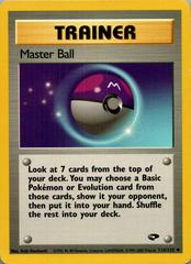 Master Ball Pokemon Gym Challenge Prices