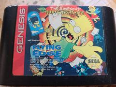 Cartridge (Front) | The Simpsons Bart's Nightmare Sega Genesis
