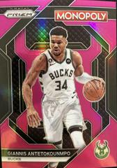 Giannis Antetokounmpo [Pink] #PS5 Basketball Cards 2023 Panini Prizm Monopoly All-Star Prices