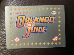 Orlando Juice Logo Sticker Baseball Cards 1990 Pacific Senior League Prices