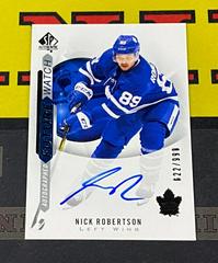 Nick Robertson [Autograph] Hockey Cards 2020 SP Authentic Prices