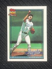 Storm Davis #22 Baseball Cards 1991 Topps Micro Prices